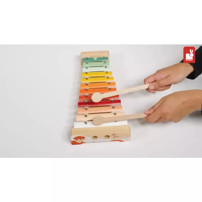 Sunshine Metal Xylophone - Professional 8-Note Musical Instrument for Kids & Adults - Perfect for Music Education, Classroom, and Home Play