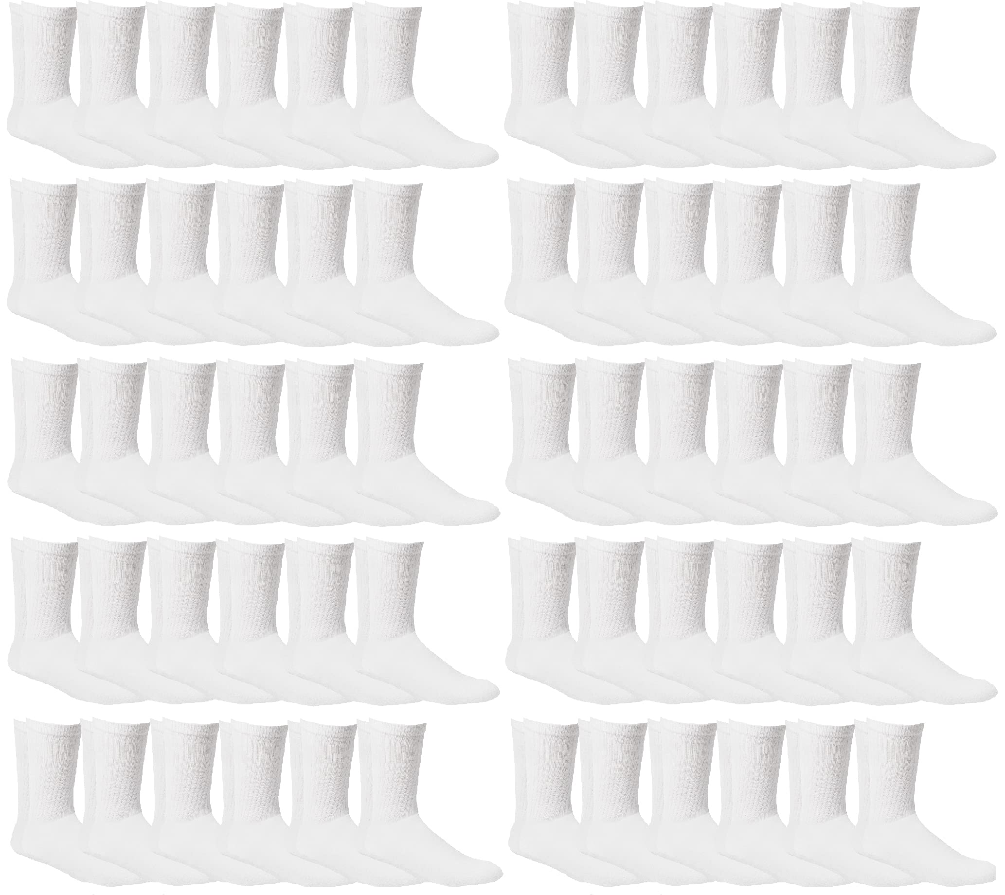 Wholesale Bulk Athletic Crew Socks for Kids & Children - Sports Socks Case Pack by SOCKS'NBULK - Perfect for School, Soccer, Basketball & Daily Wear