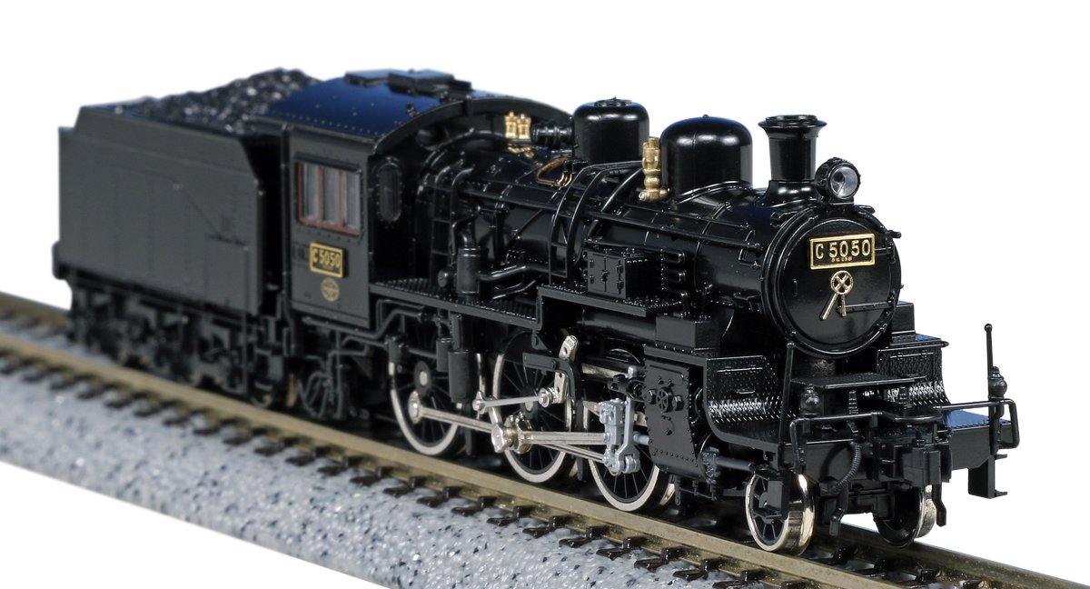 KATO N Scale 2027 C50 Steam Locomotive Model Train - 50th Anniversary Limited Edition Collectible for Model Railroad Enthusiasts | Perfect for Dioramas, Train Layouts & Historical Displays