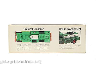 Vintage First Hess Truck Toy Bank Mint Condition with Original Box - Perfect for Collectors, Kids Play, and Holiday Gifts