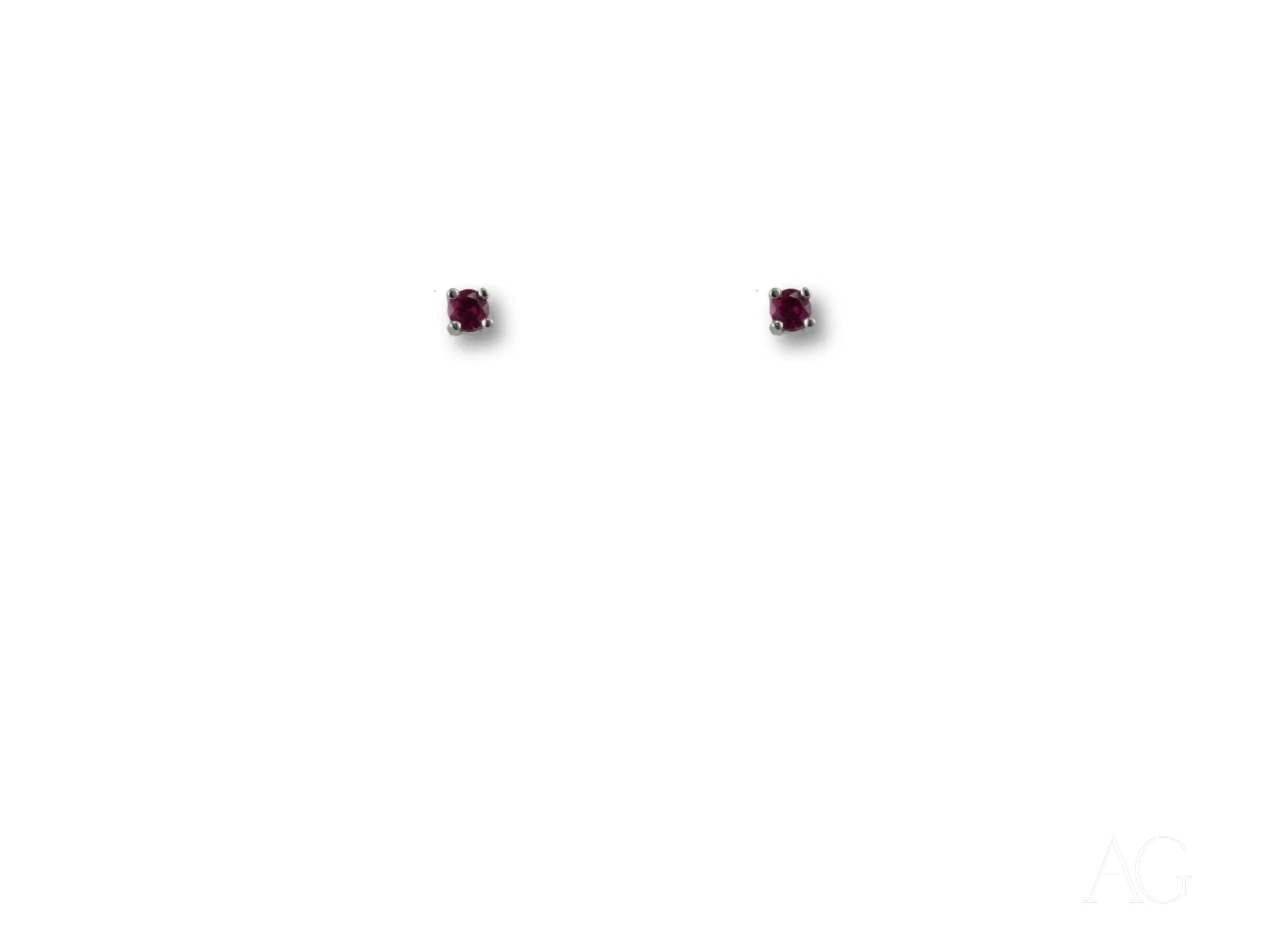 18K White Gold CZ Stud Earrings for Women - Sparkling Cubic Zirconia Studs - Perfect for Weddings, Parties & Everyday Elegance