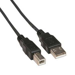 10 FT Black USB 2.0 Printer Cable A-Male to B-Male - High Speed Data Transfer for Canon imageCLASS MF644Cdw Laser Printer - Perfect for Office, Home Printing & Scanning