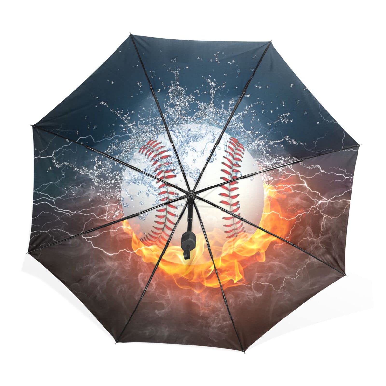 JHKKU Manual Folding Umbrella - UV Protection Rain & Sun Shield for Travel & Daily Use | Perfect for Commuting, Beach Trips & Outdoor Activities