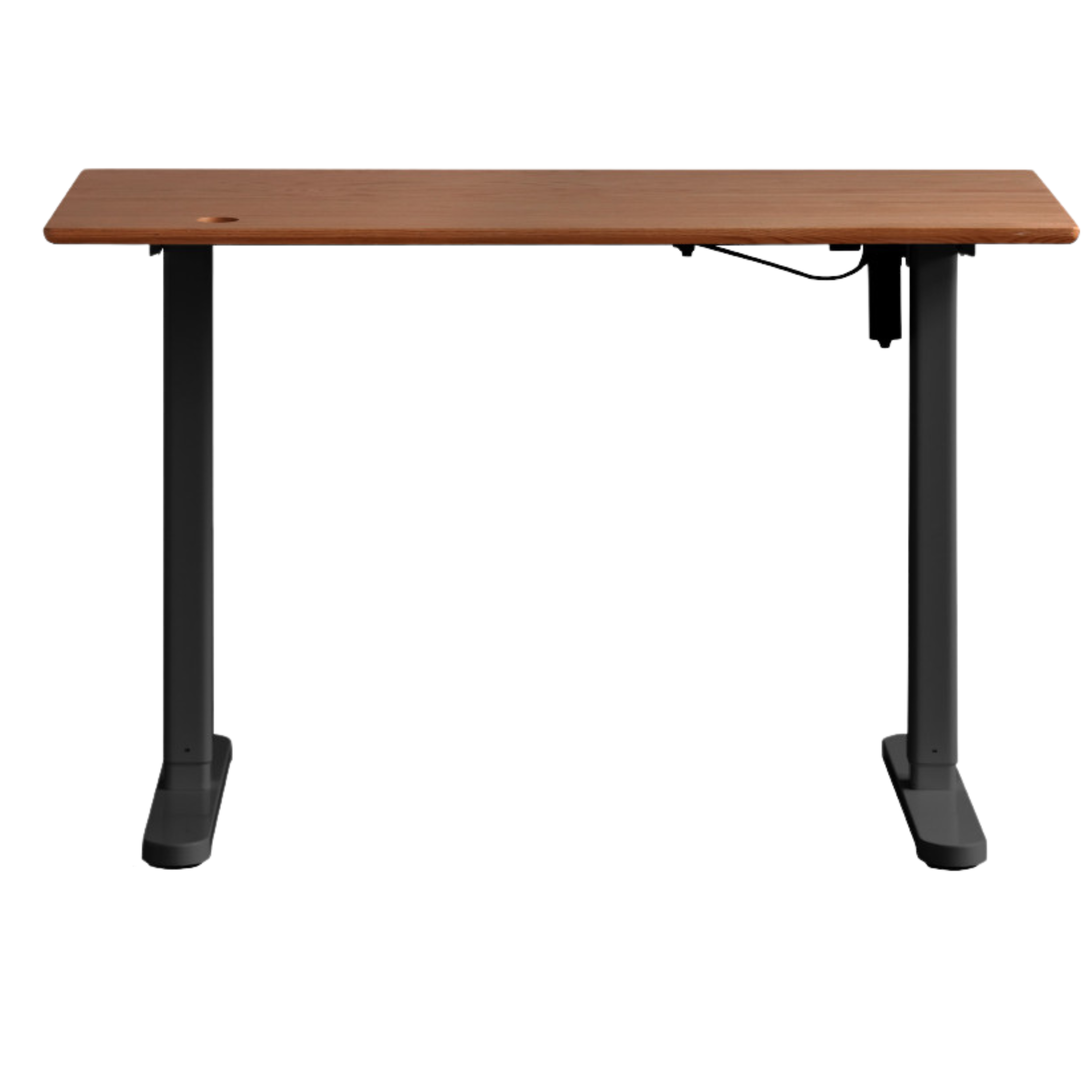 55.1x24.4x28.3-47.2 inch / 140x62x72.8-120.8 cm / walnut color / lifting table