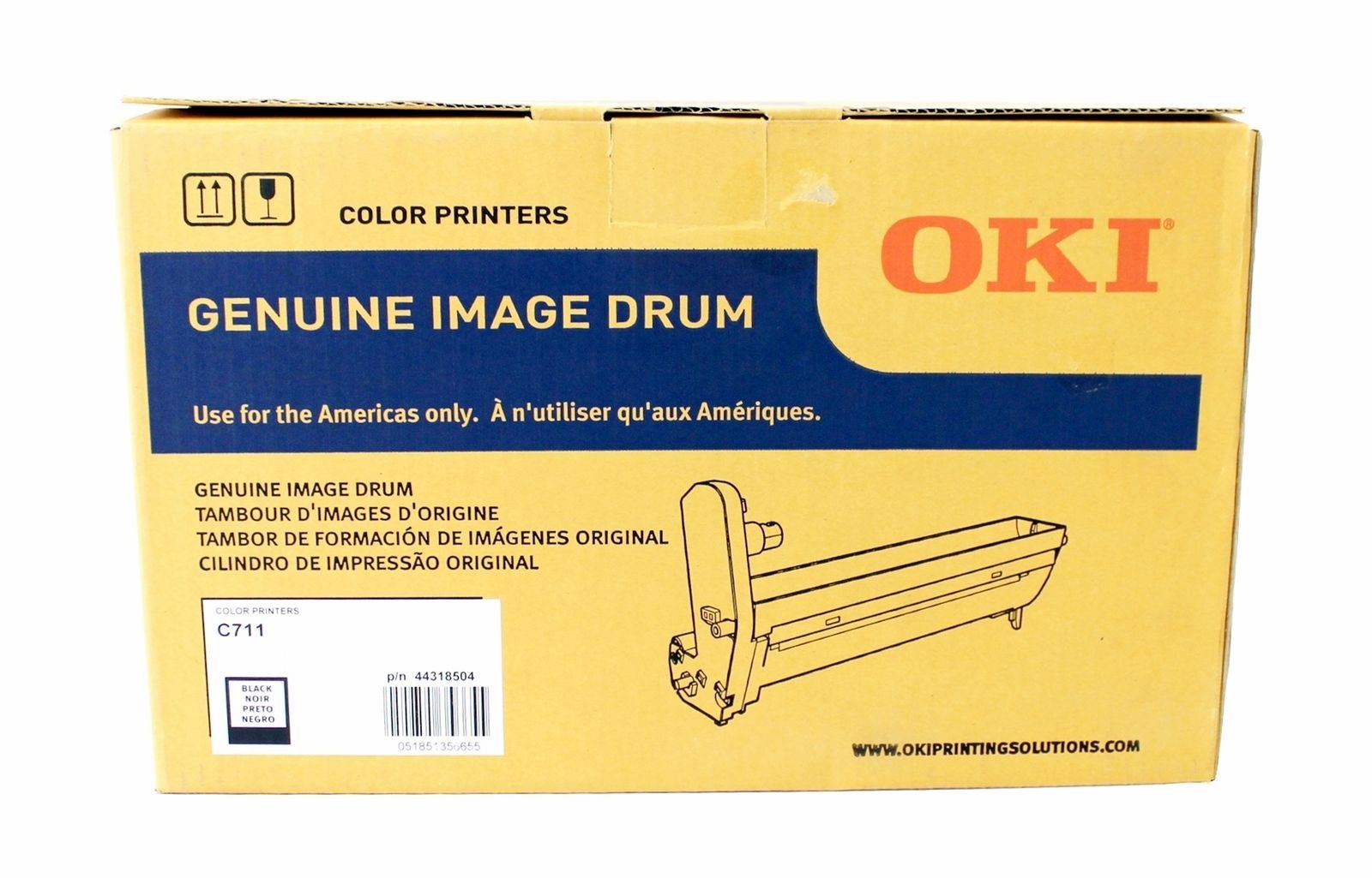 Oki 44318504 Imaging Drum Unit - High-Quality Replacement Toner Drum for Oki Printers | Perfect for Office, Home, and Business Printing Needs