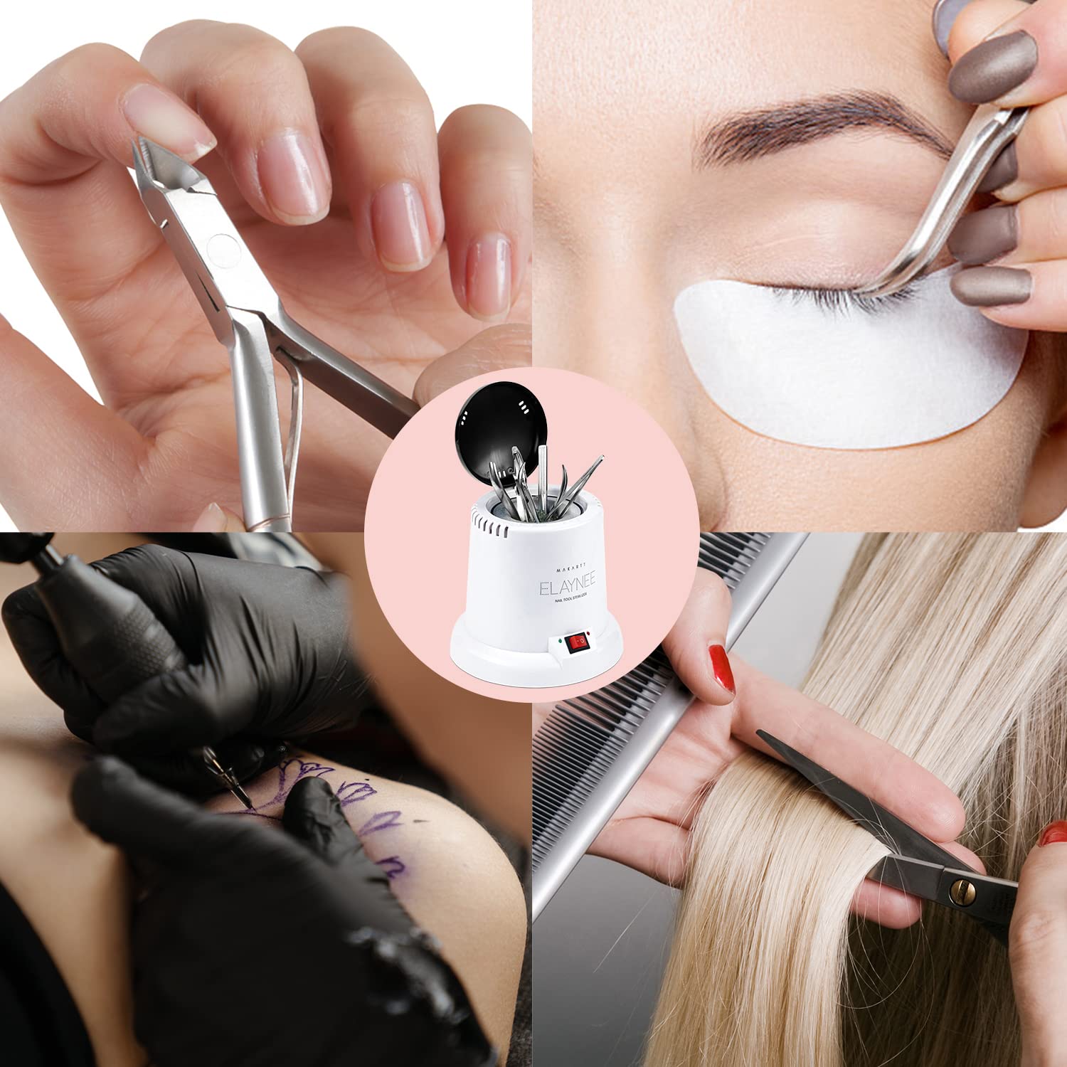 Makartt Professional Nail Drill Kit - Electric Nail File Machine with Sterilizer (JD700 Model) | Perfect for Salon, Home Manicures & Nail Art