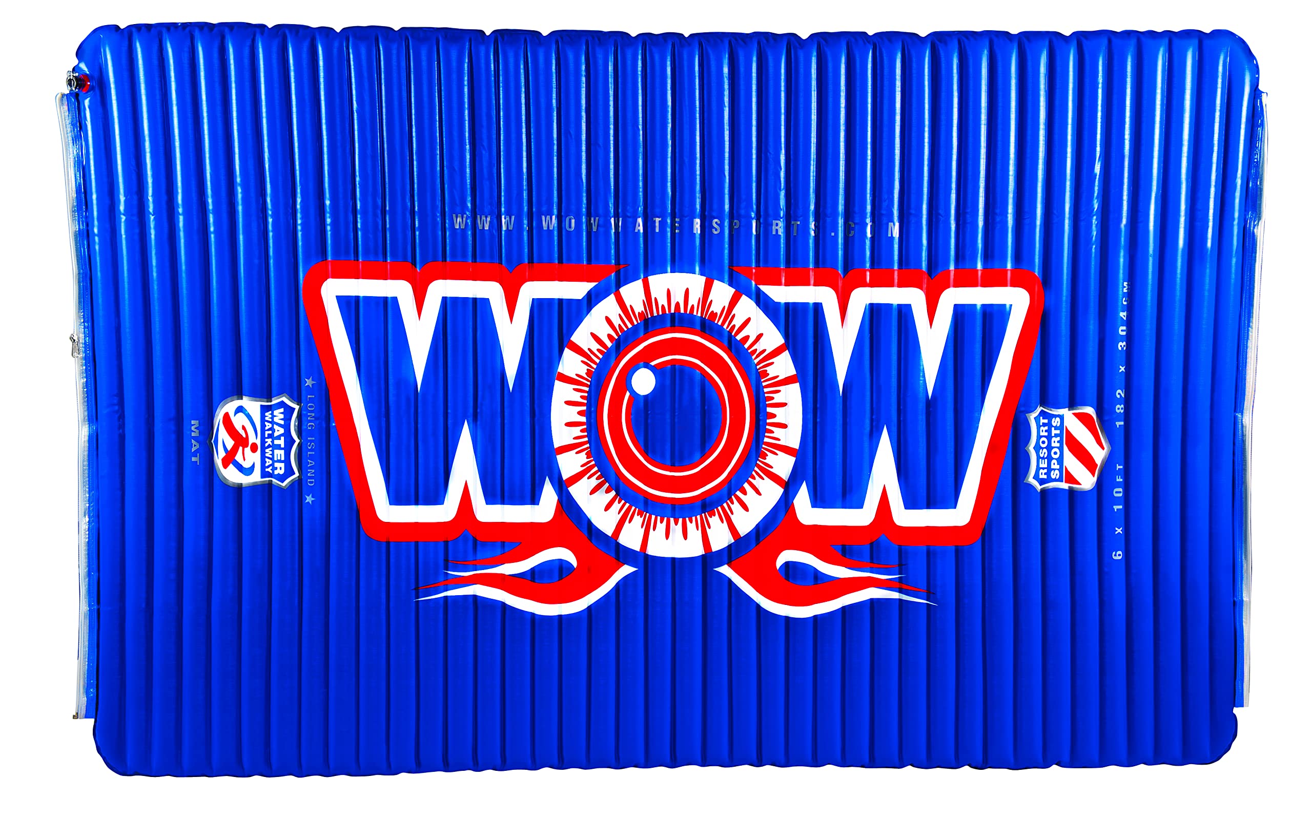 WOW Sports Inflatable Water Walkway - Floating Water Mat for Pool, Lake & Beach - Fun Water Toy for Kids & Adults - Perfect for Summer Parties, Backyard Games & Family Fun