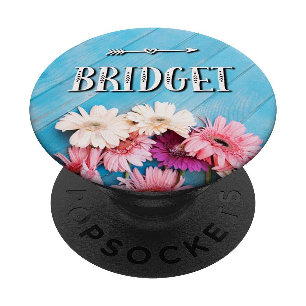 Bridget Flowers Gift - Rose Pink, Blue, Black Barnboard Floral Arrangement for Home Decor, Wedding Centerpiece & Romantic Gifts