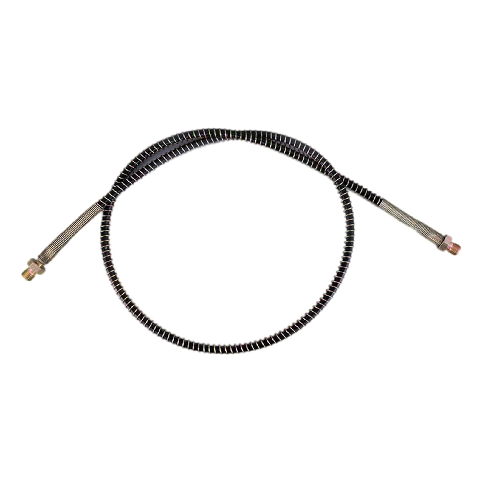 WEISUYUUS 1m High Pressure Pump 63MPA with Spring Hose & M10 Thread - Replacement Part for Pressure Washer Hose Adapter - Perfect for Car Washing, Home Cleaning, and Industrial Use