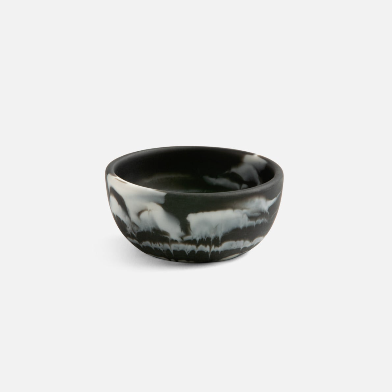 Premium Black Resin Small Bowl - Elegant & Durable Serving Dish for Salads, Snacks, Desserts | Perfect for Home Dining, Parties & Gifts