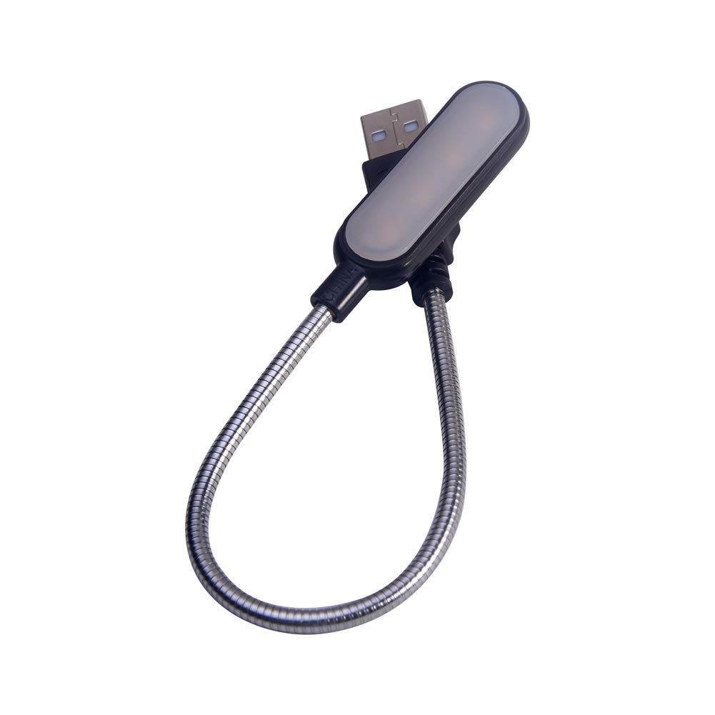 Tongdejing USB Reading Light - Mini LED Desk Lamp for Laptop, Computer, PC & Keyboard - Flexible USB-Powered Night Light for Office, Study & Bedroom Use