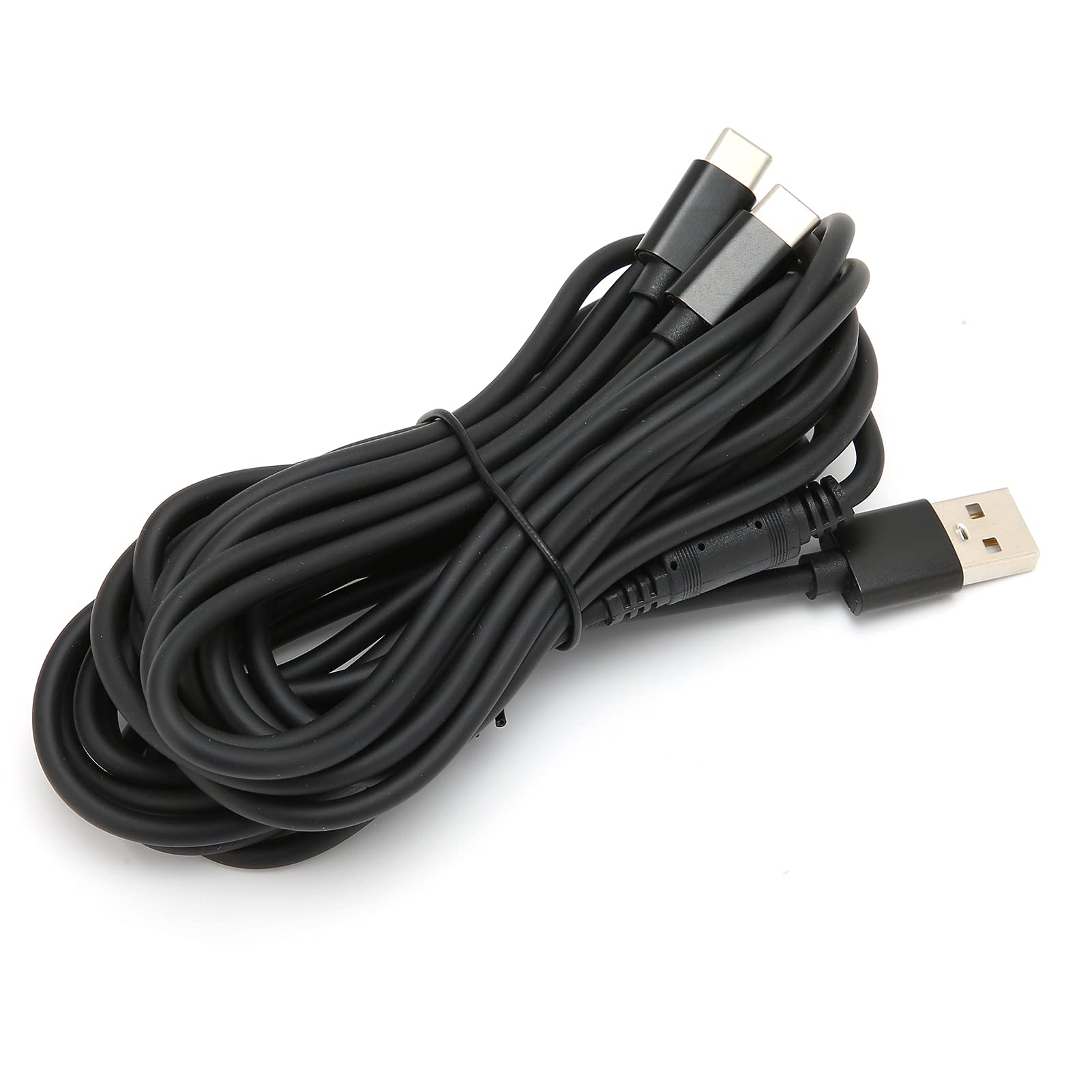 Premium 10ft USB-C Charging Cable for PS5, Xbox Series X/S, Xbox One & Switch Controllers - Fast Charging, 2-in-1 Dual Port Cord - Perfect for Gaming Sessions & Multi-Device Charging