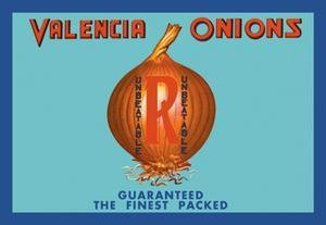 Valencia Onions Fine Art Canvas Print - 20x30 Inches - High-Quality Wall Decor for Kitchen, Dining Room, or Restaurant