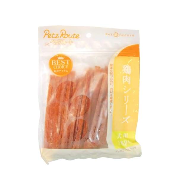 Premium Petz Route Chicken Slice Dog Treats 180g - Natural, Grain-Free Training Rewards for Small & Large Dogs - Perfect for Obedience Training, Positive Reinforcement & Daily Snacks