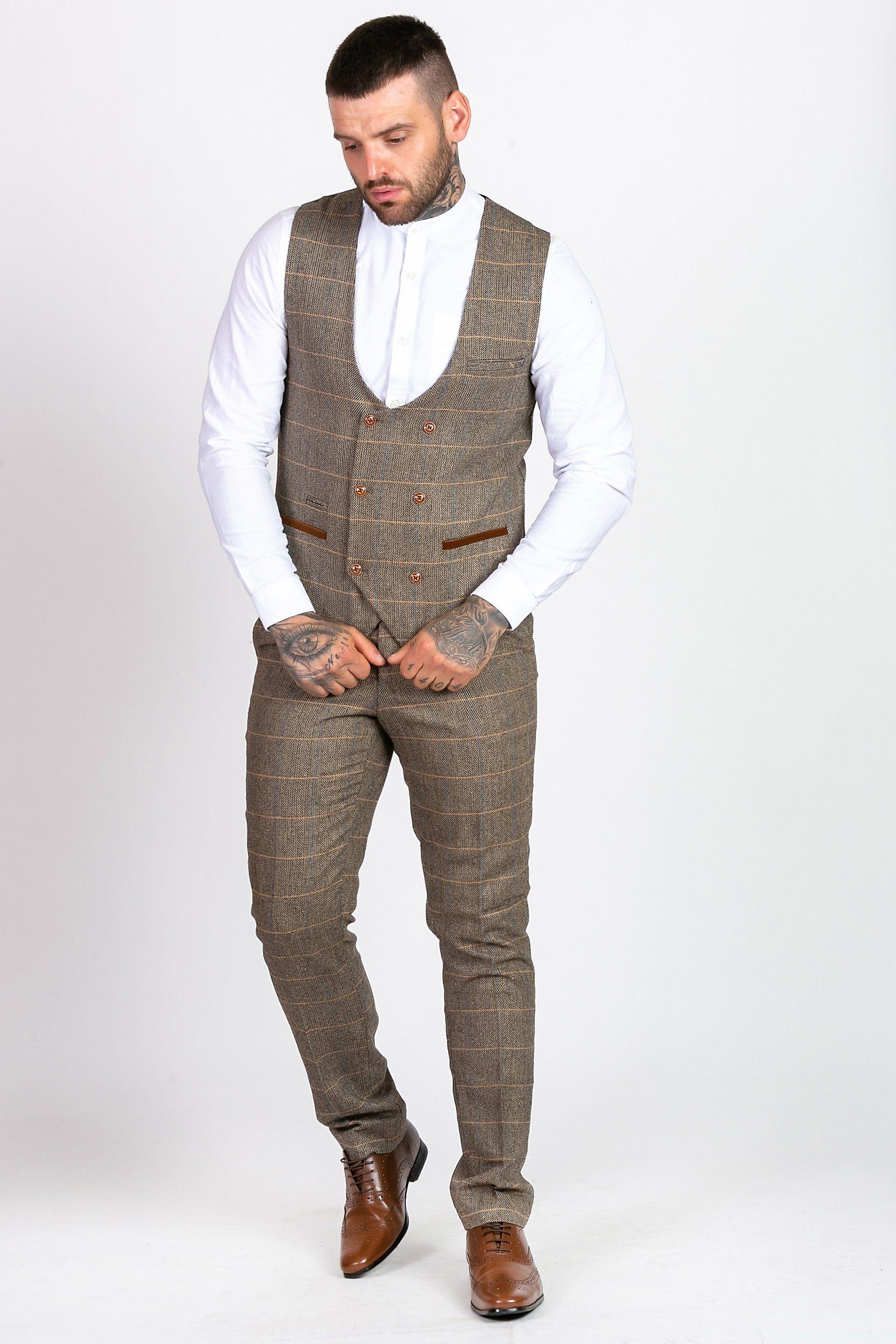 MAX Royal Blue Blazer with TED Waistcoat - Premium Men's Suit Jacket & Vest Set for Business, Weddings & Formal Events