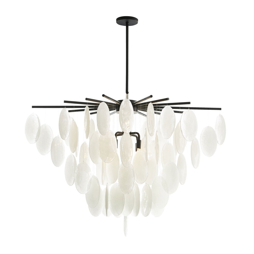 Elegant Swayze Crystal Chandelier - Modern Ceiling Light Fixture for Dining Room, Living Room & Bedroom | Perfect for Home Decor & Luxury Interior Lighting