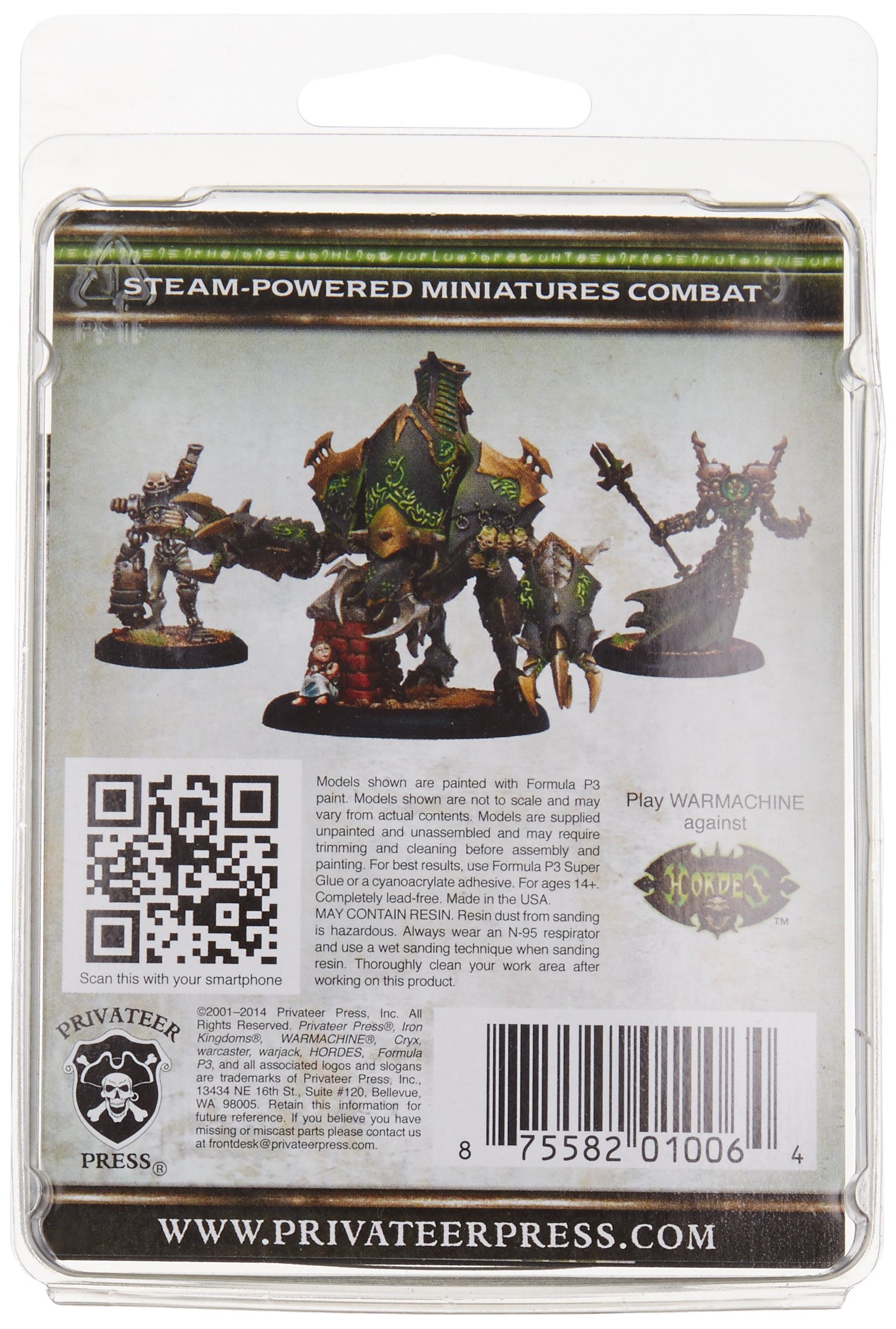 Privateer Press Warmachine Cryx Scavenger Light Bonejack Model Kit - Perfect for Tabletop Wargaming & Miniature Painting Enthusiasts