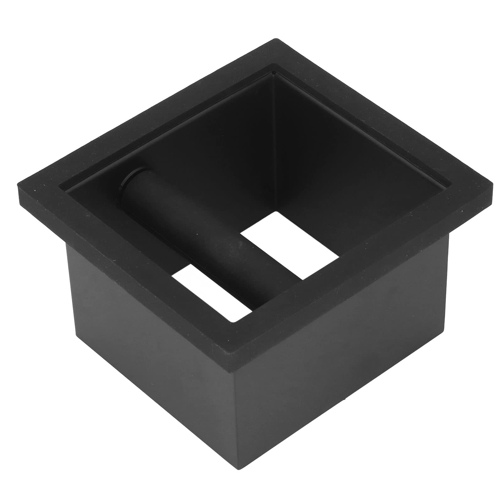 Professional Coffee Knock Box - Barista Style Coffee Grounds Bin with Bottomless Embedded Flat Mouth for Espresso Machines | Perfect for Home & Cafe Use