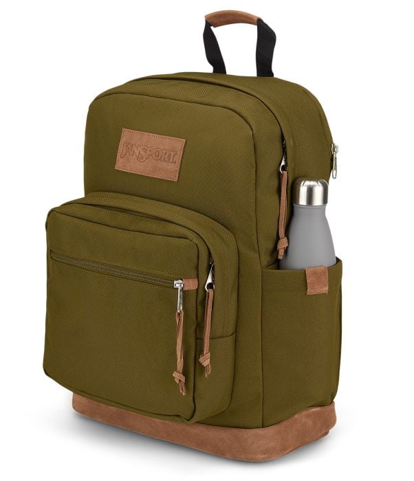 JanSport Right Pack Backpack Premium - Durable Army Green School & Travel Backpack for Students & Outdoor Adventures