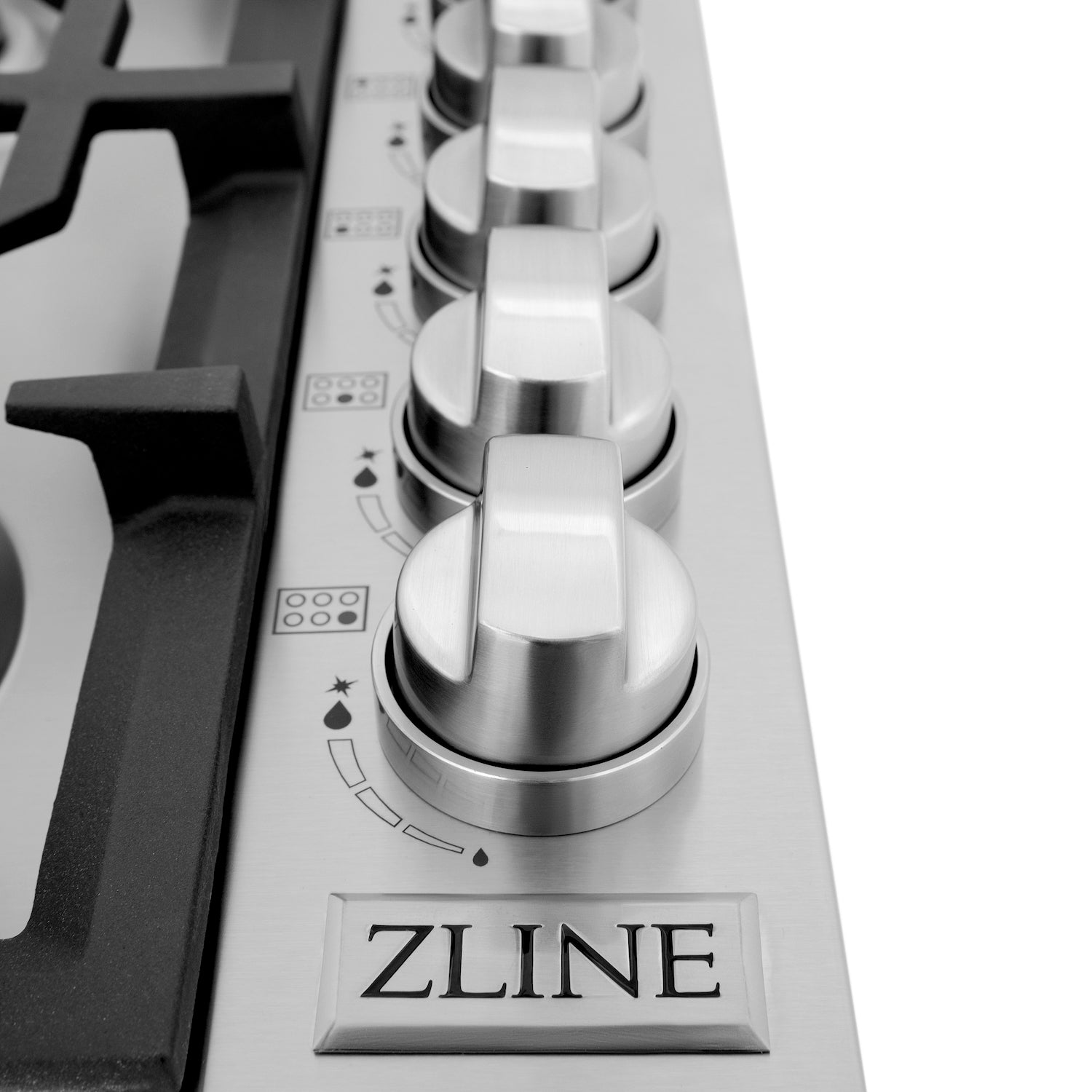 ZLINE 36 Inch Professional Gas Cooktop with 6 Sealed Burners - Stainless Steel (RC36) for Home Kitchen & Restaurant Cooking