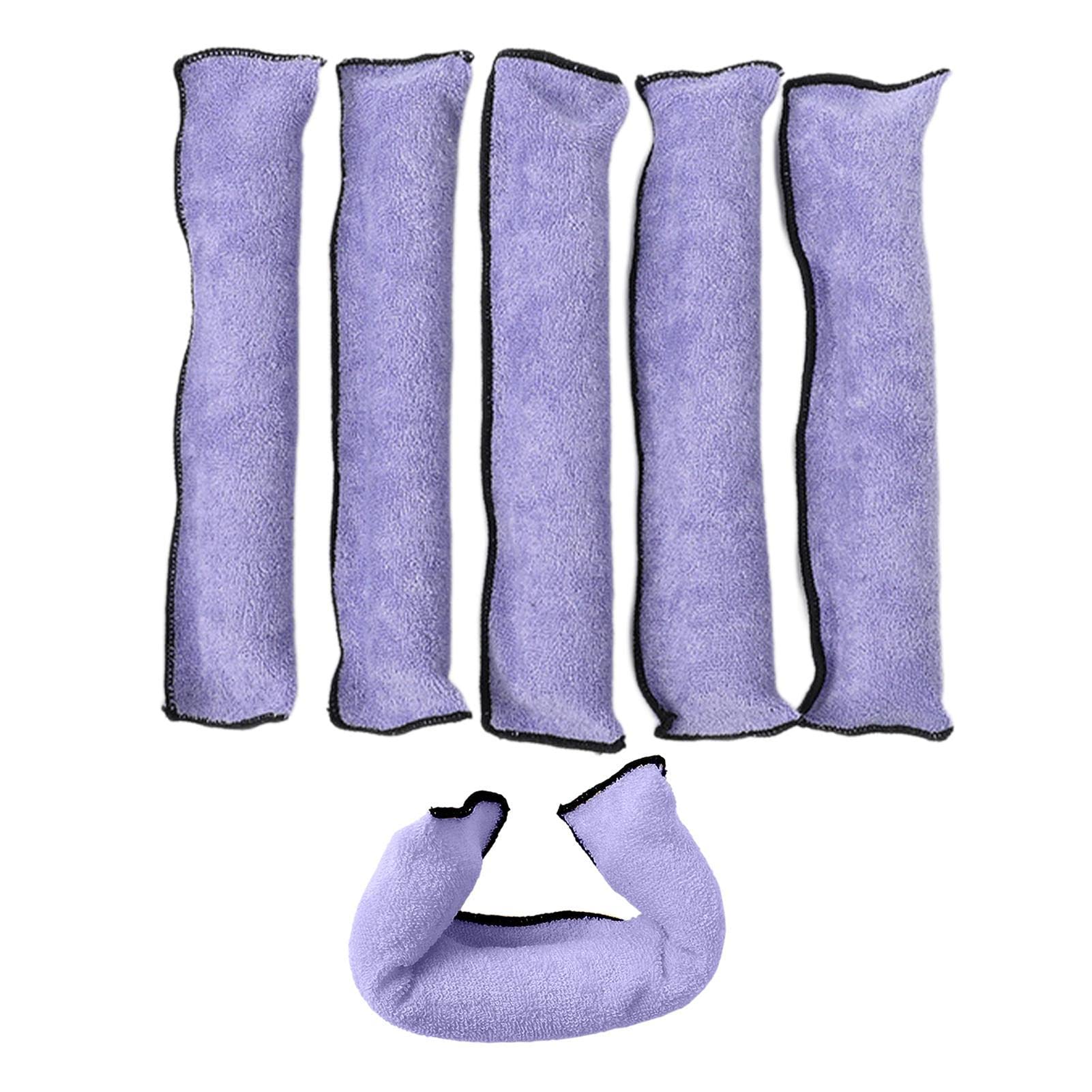 Soft Overnight Hair Rollers Set of 6 | Sponge Sleep Hair Curlers for Women & Girls - Comfortable Foam Pillow Curlers for Natural Waves & Curls | Perfect for Overnight Styling, Bedtime Hair Care & Morning Volume