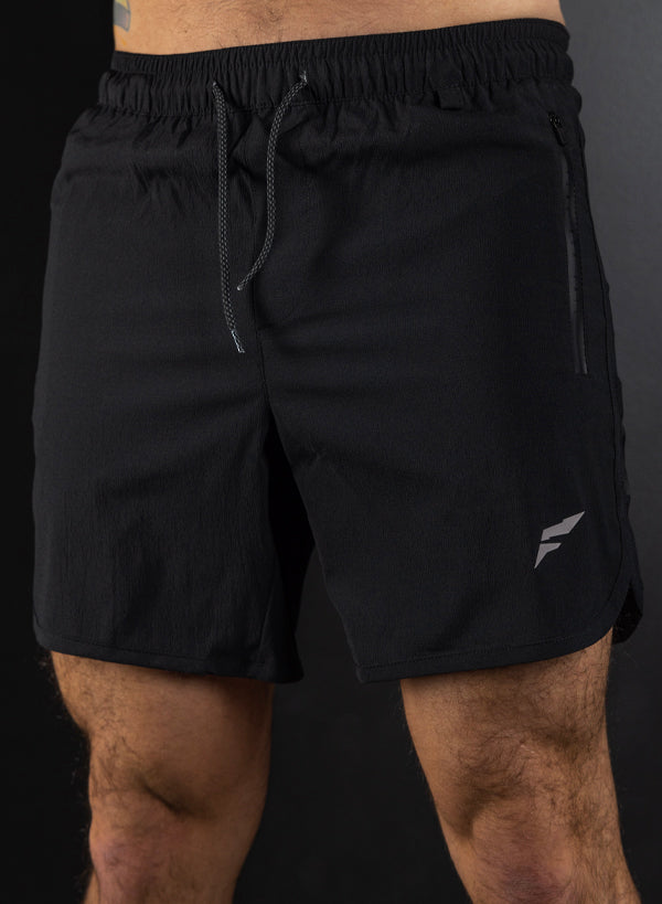 Men's Apex Shorts 2.0 - Printed FNF Running & Training Shorts for Men - Lightweight Breathable Gym Workout Shorts - Black Athletic Shorts for Running, Basketball & Casual Wear