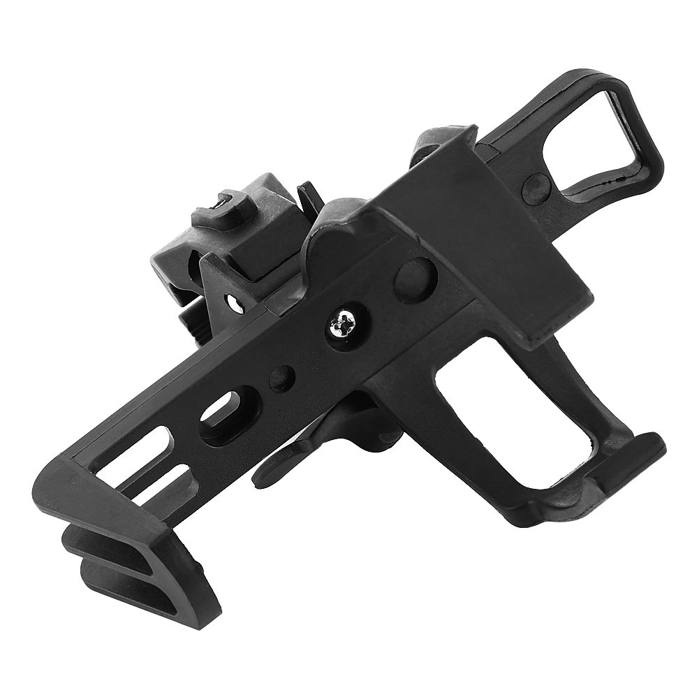 Motorcycle Cup Holder - Black Plastic Drink Bottle Stand for Handlebar | Riding & Commuting