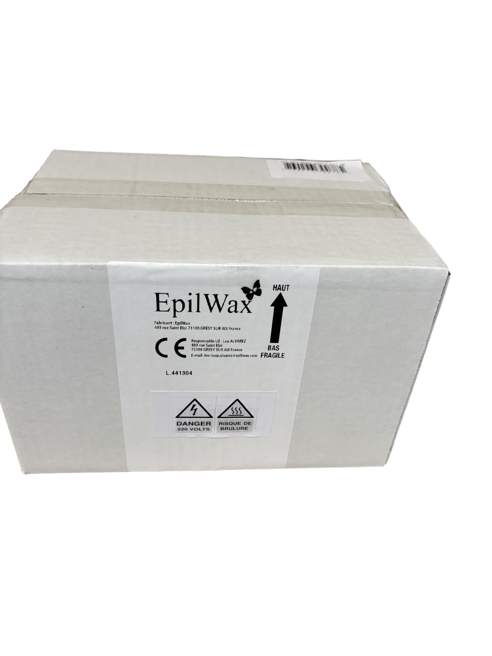 EPILWAX S.A.S Disposable Wax Roll-On Set of 24 - White Wax Strips for Legs, Armpits & Body Hair Removal - Smooth Skin at Home or Salon