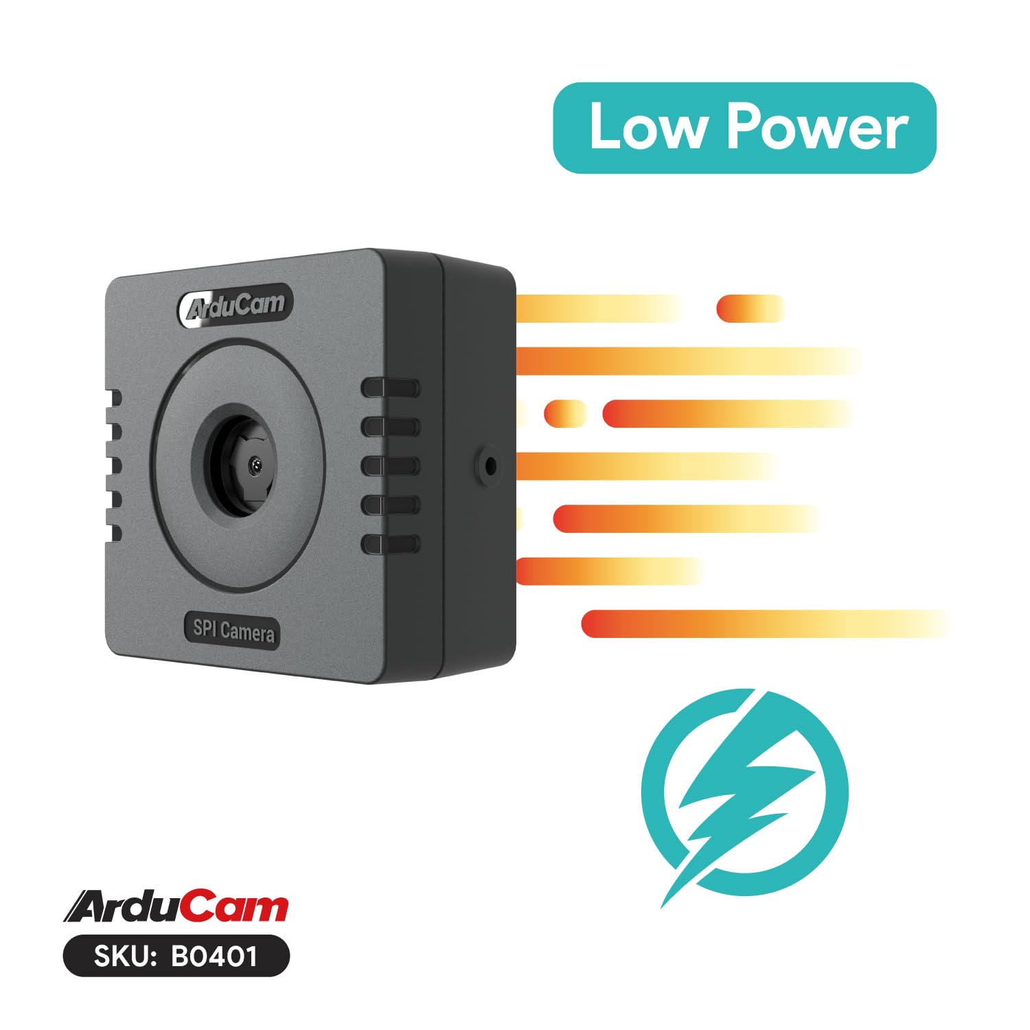 Arducam 5MP Autofocus SPI Camera Module for Arduino - 68.75° Wide Angle Lens with ABS Case | Low Power Consumption | Compatible with Raspberry Pi Pico, STM32, ESP32, Renesas | Ideal for DIY Electronics, Robotics, and IoT Projects