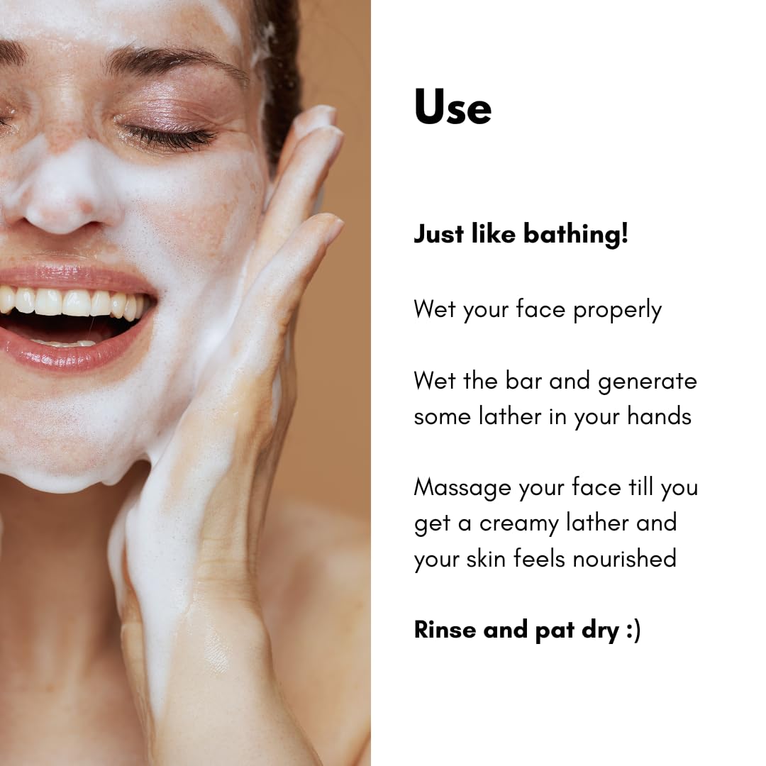 Arani Eco Coconut Milk Face Wash Bar for Dry & Sensitive Skin - Sulfate Free, Paraben Free, Plastic Free - Gentle Cleansing for Daily Skincare Routine