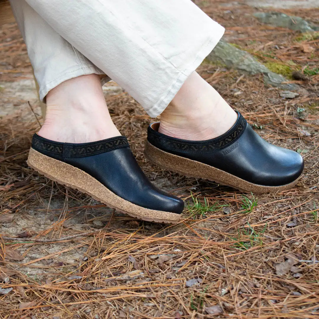Women's Graz Leather Clogs - Comfortable Slip-On Shoes for Women | Casual & House Slippers for Everyday Wear, Work, and Relaxation at Home