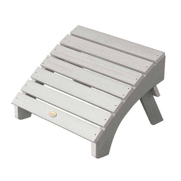 Premium Outdoor Folding Adirondack Ottoman - Waterproof Patio Footrest & Garden Lounge Chair Accessory for Deck, Poolside & Backyard Relaxation