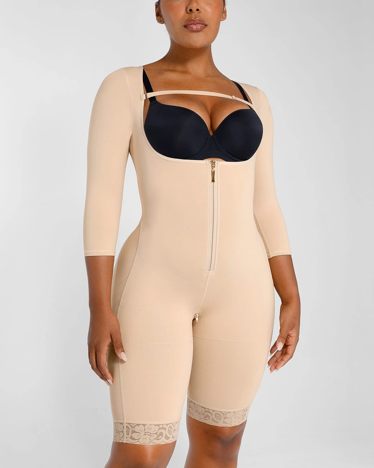 AirSlim® Open Bust Butt Lifting Bodysuit - Shapewear for Women, Tummy Control & Booty Enhancement | Perfect for Dresses, Jeans & Special Occasions