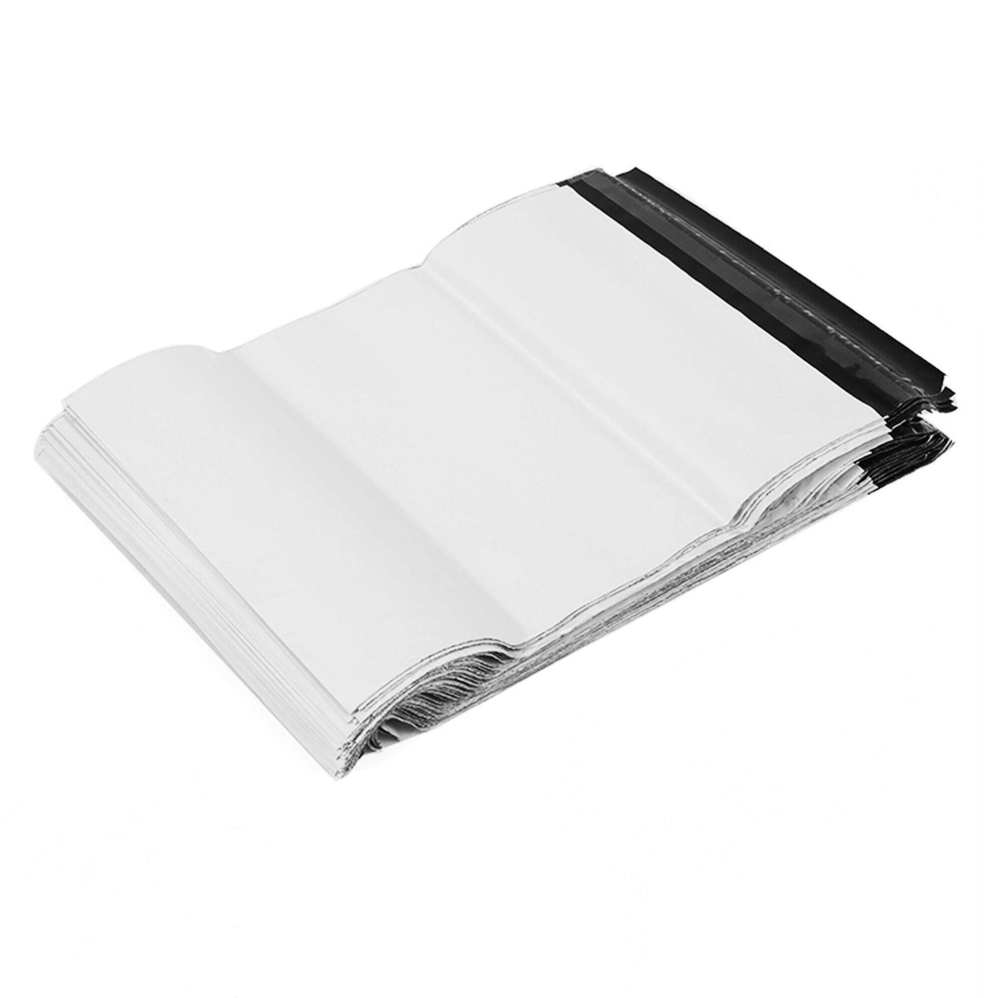 5x9 Inch Small Poly Mailers Envelopes 100pcs - Self Sealing Waterproof & Tear Proof Shipping Bags (2.5 Mil, White) for Jewelry, Accessories, Photos, Makeup - Perfect for Ecommerce, Small Business & Online Sellers