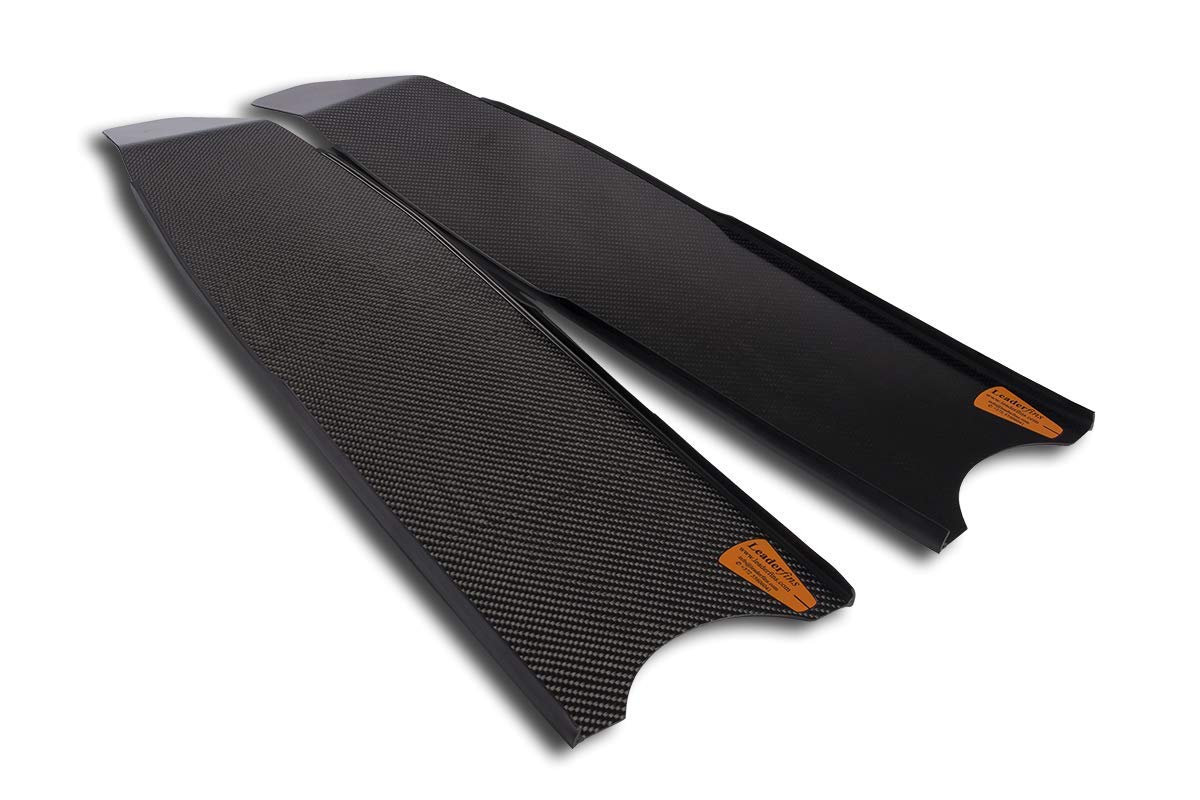 High-Performance Pure Carbon Fiber Freediving & Spearfishing Fins - Lightweight Diving Blades for Spearfishing, Apnea Training & Underwater Hunting