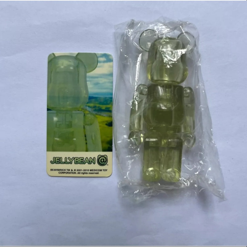 Bearbrick Series 21 JELLYBEAN Lime 100% Collectible Vinyl Art Toy - Limited Edition Designer Figure for Display & Collection - Perfect for Home Decor, Office Display, and Anime Fans Gift
