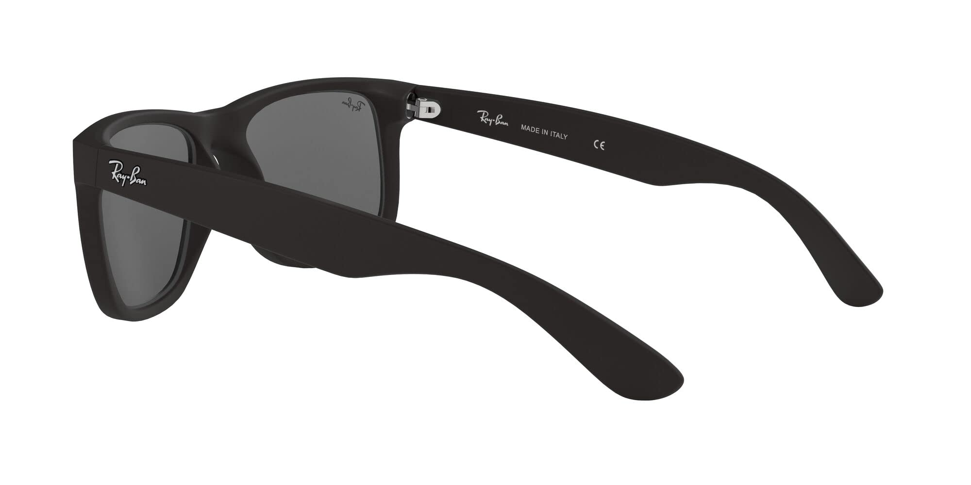 Ray-Ban RB4165 Justin Rectangular Sunglasses - Classic Polarized UV Protection for Men & Women | Perfect for Driving, Beach & Outdoor Activities