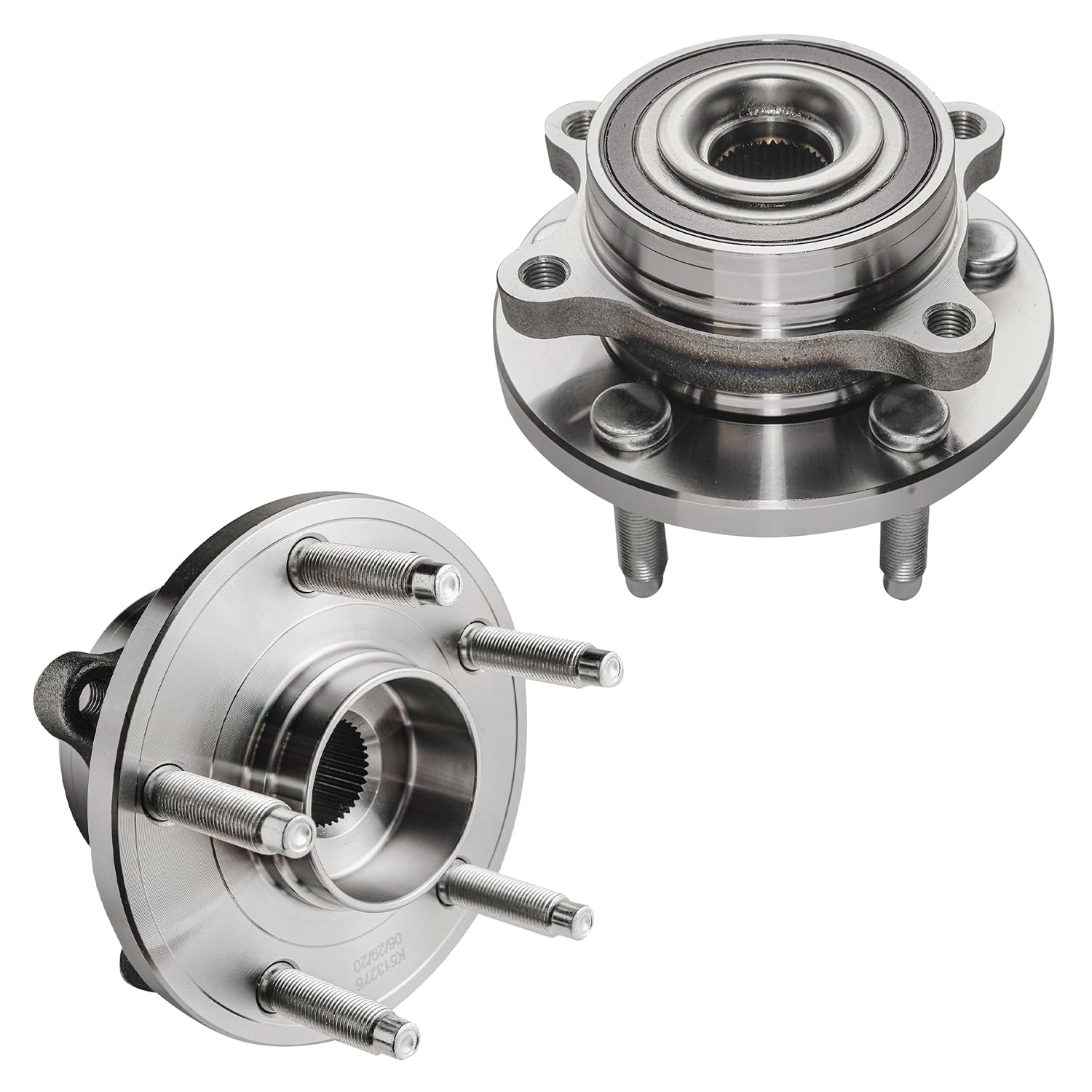 Detroit Axle - Pair of 513275 Rear Wheel Bearing Hubs for Ford Edge Flex Taurus Lincoln MKS MKT MKX | 2 Wheel Bearing and Hub Assembly Replacement | Perfect for Off-Roading, Towing & Daily Commuting