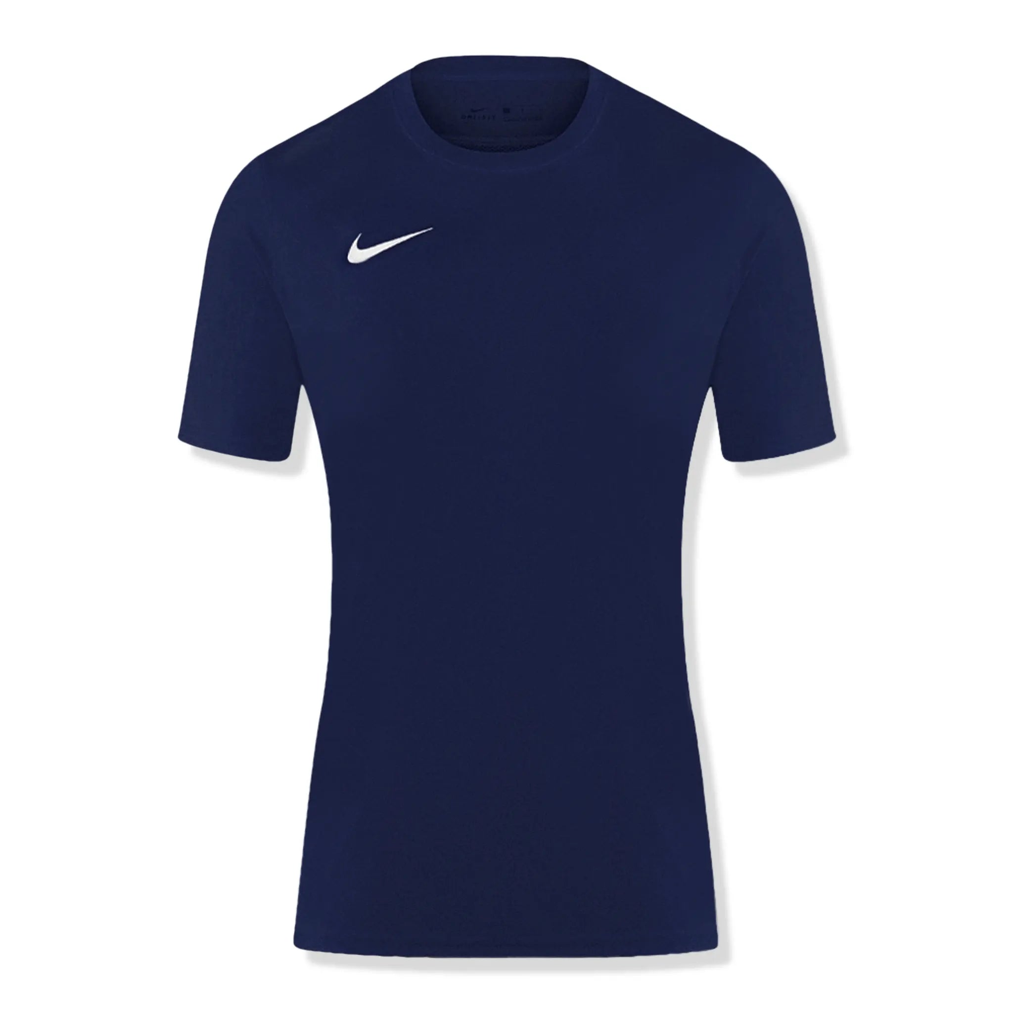 Nike Dri-FIT Park VII SS T-Shirt for Men - Breathable Quick-Dry Workout Shirt in Midnight Navy/White - Perfect for Running, Gym & Casual Wear