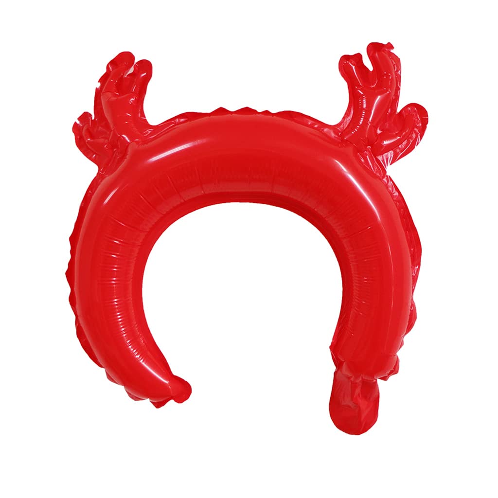 Xdodnev 50-Pack Inflatable Christmas Balloon Headbands - 8 Fun Designs for Kids & Adults - Perfect for Birthday Parties, Holiday Celebrations & Festive Events