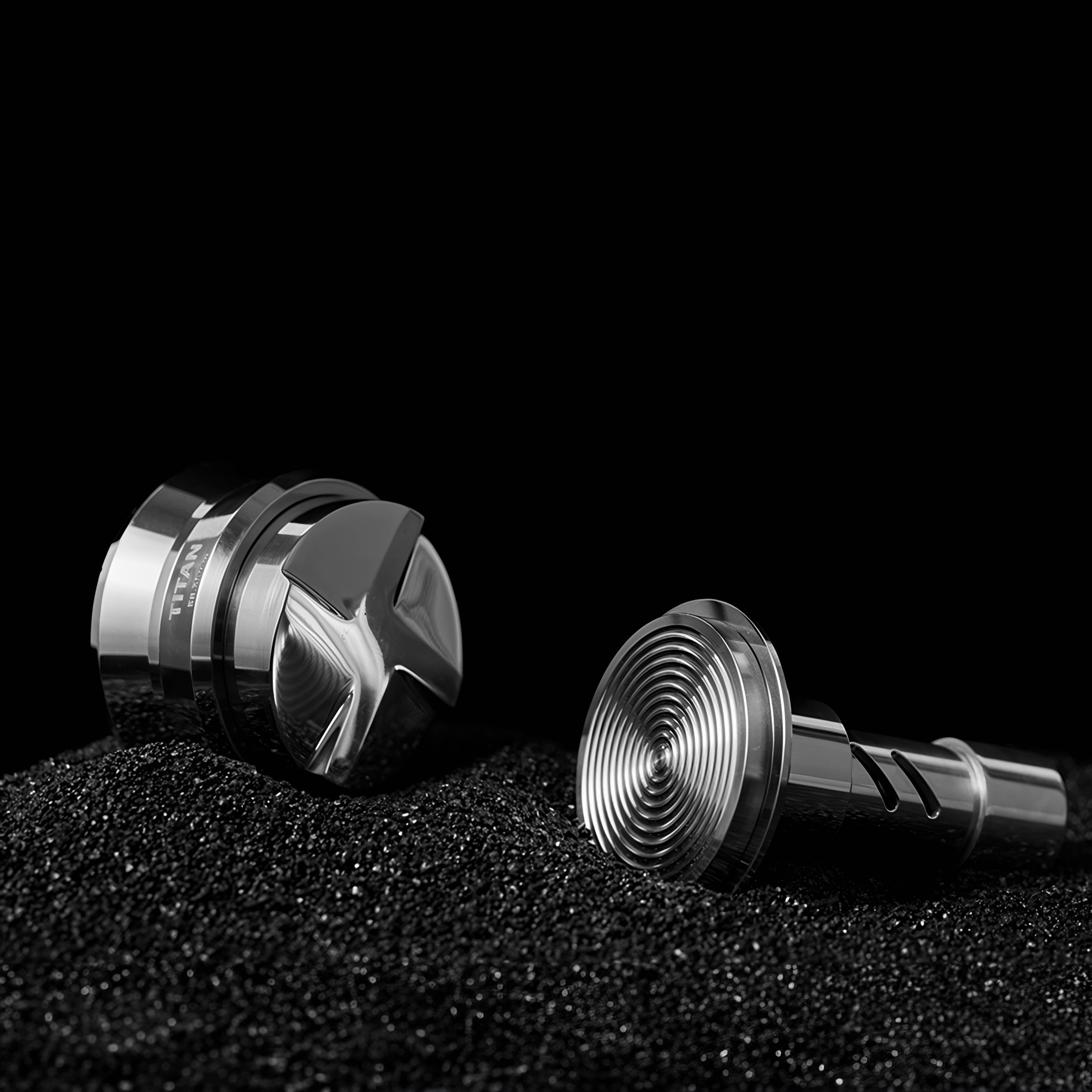Premium Titan Tamper and Coffee Distributor - Barista Tool for Espresso Machine, Perfect for Home Brewing and Professional Coffee Shops | Even Coffee Grounds for Rich Flavor