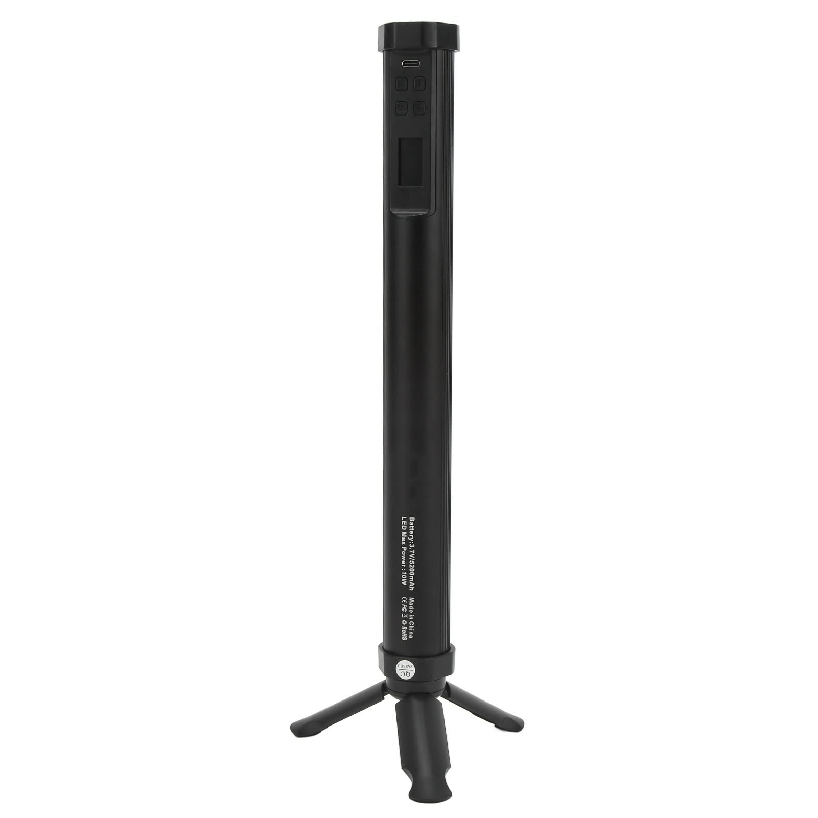 RGB LED Handheld Light Wand - 5200mAh Rechargeable Battery, Full Color Magnetic Photography Stick Light for YouTube Videos, TikTok Content Creation & Night Photography