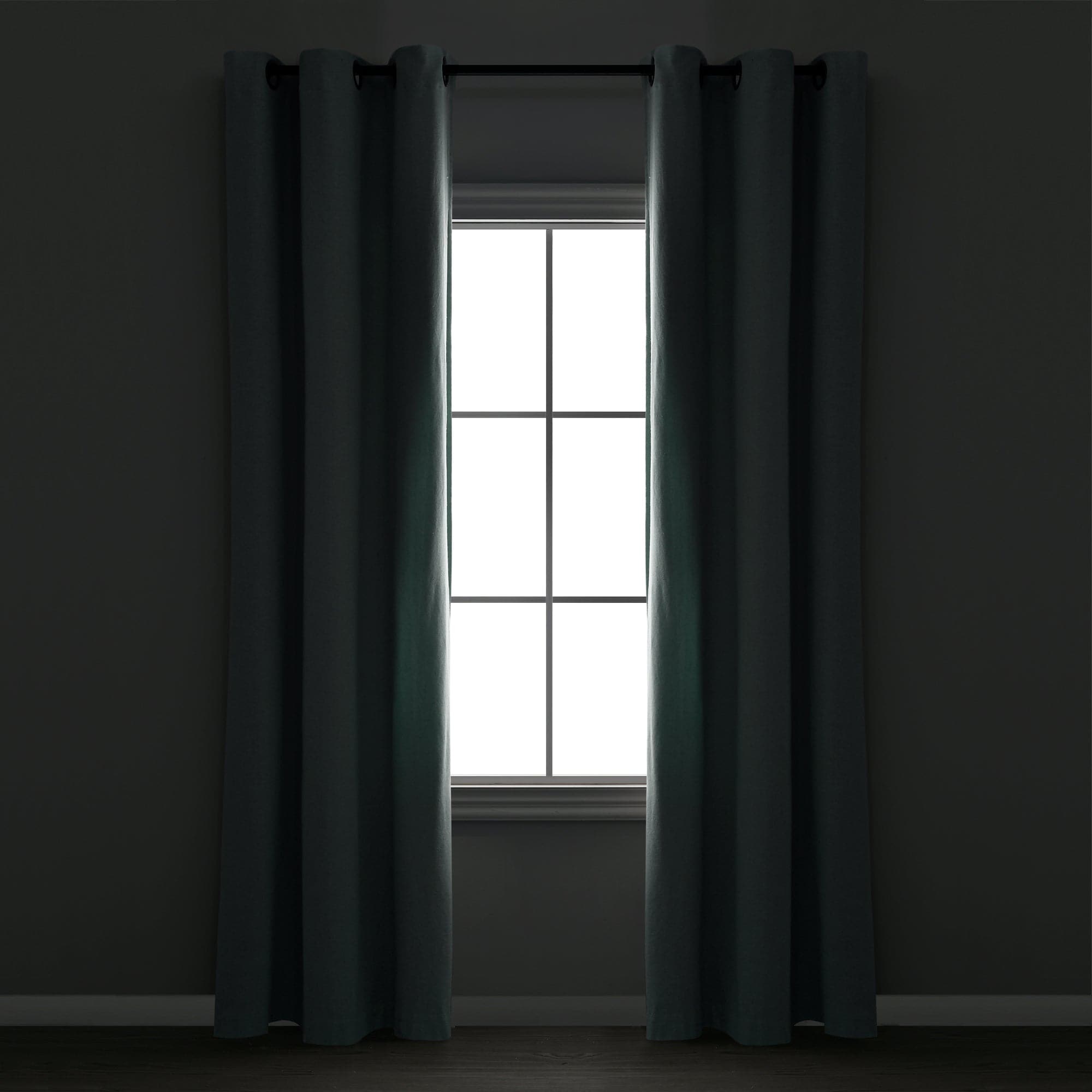 Blackout Curtains for Bedroom - Thermal Insulated Faux Linen Window Panels with Grommet Top for Noise Reduction & Light Blocking - Perfect for Home, Office, and Nursery