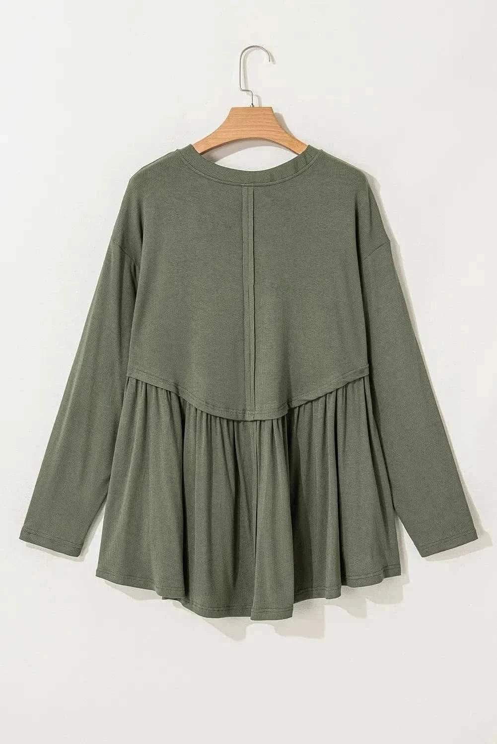 Stylish Plus Size Long Sleeve Blouse for Women - Elegant Office Wear & Casual Outfits | Comfortable Stretch Fabric for All-Day Wear