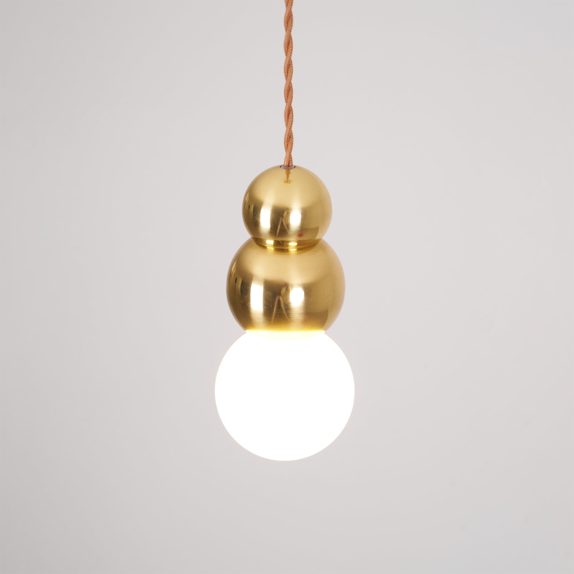 Modern LED Ball Light Pendant Lamp - Dimmable Hanging Light Fixture for Kitchen Island, Dining Room & Bedroom Decor