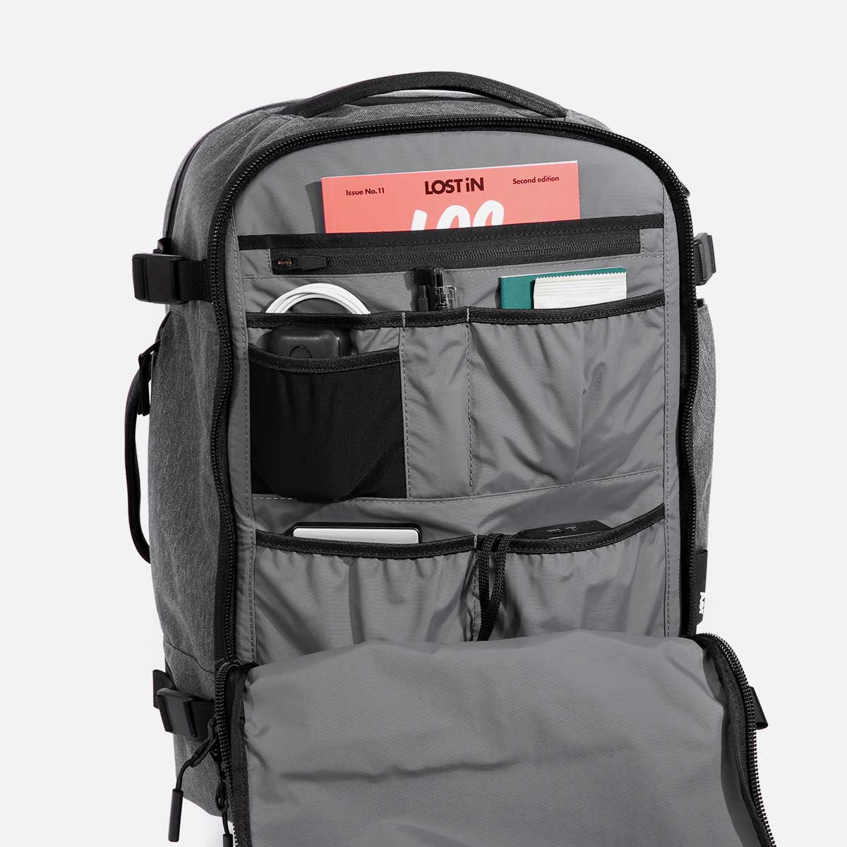 Compact Travel Pack 3 - Lightweight Carry-On Backpack for Airplane, Business & Weekend Trips - Perfect for Work, Gym & Outdoor Adventures