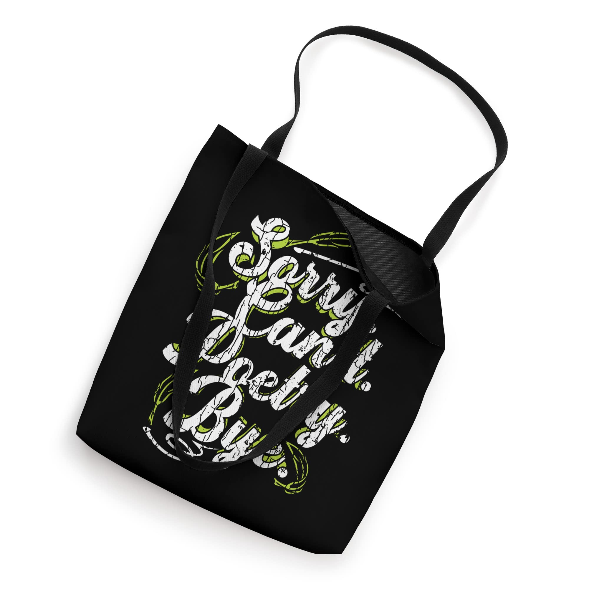 Sorry Can't Poetry Bye Funny Poet Writer Author Graphic Tote Bag - Perfect for Book Lovers, Writers & Poetry Enthusiasts - Great Gift for Literary Events, Book Clubs & Everyday Use