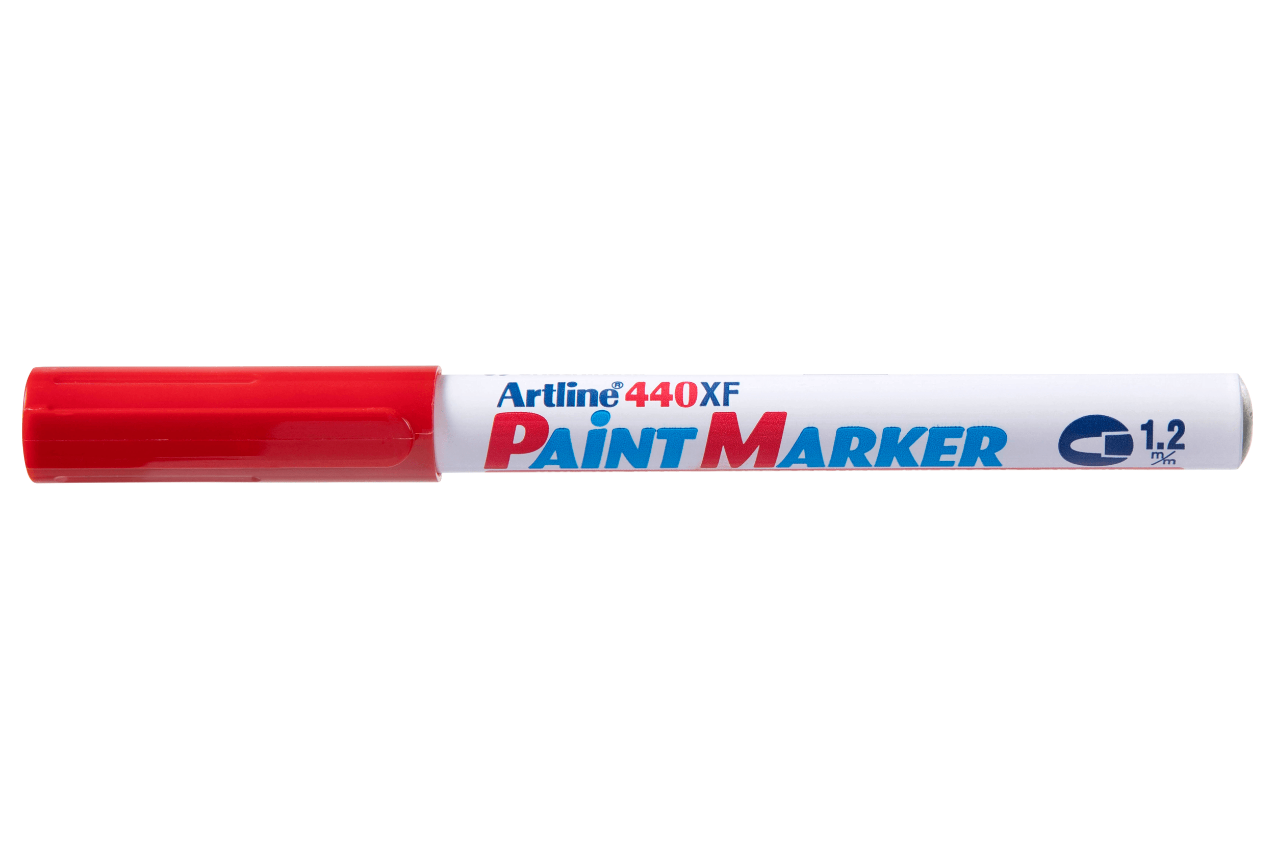 Artline 440 Red Paint Marker - 1.2mm Bullet Tip, Pack of 12 - Perfect for DIY Projects, Sign Making & Crafting