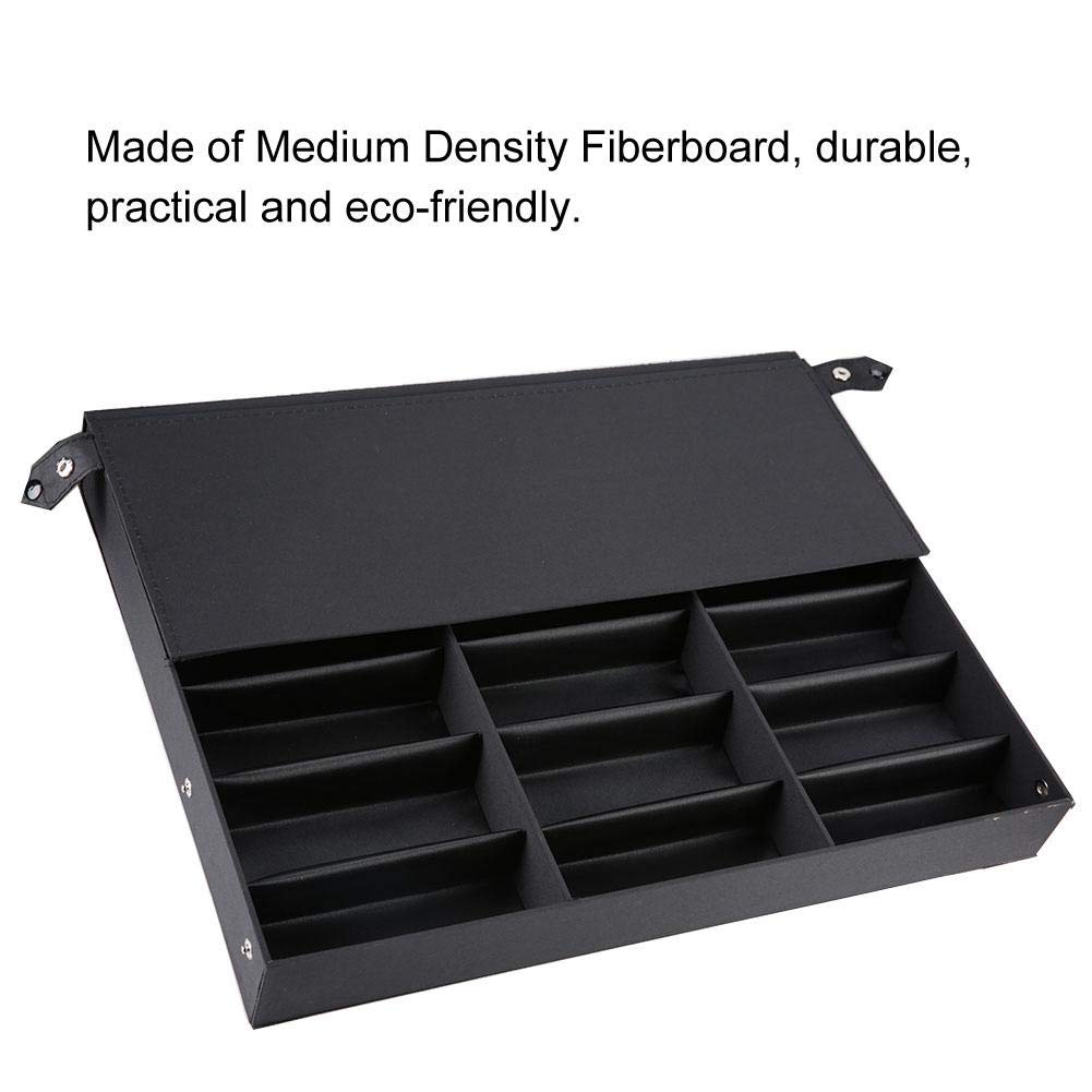 18 Grids Glasses Storage Box - Eyewear Display Case & Jewelry Watch Organizer - Sunglass Storage Holder for Men & Women - Perfect for Home, Office, and Retail Store Display