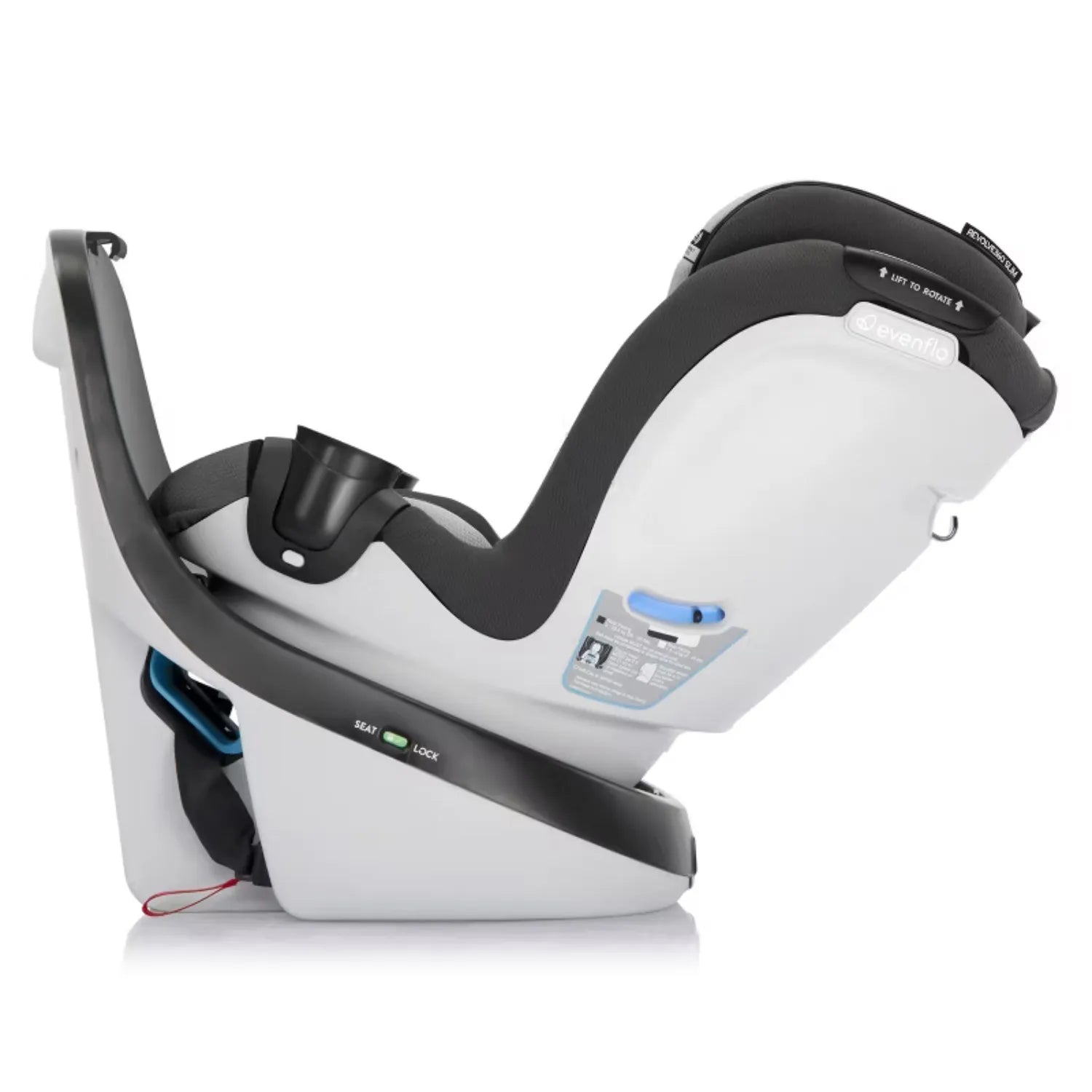 Revolve 360 Slim 2-in-1 Rotating Convertible Car Seat for Infants & Toddlers - Pearl Gray | Easy Swivel & Rear-Facing to Forward-Facing Transition for Safe Car Rides